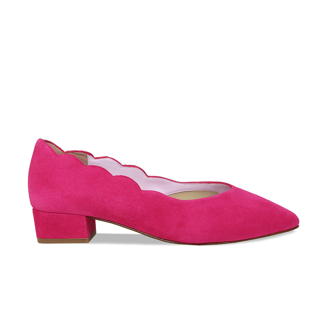 Nova: Fuchsia Suede Shoes Sole Bliss