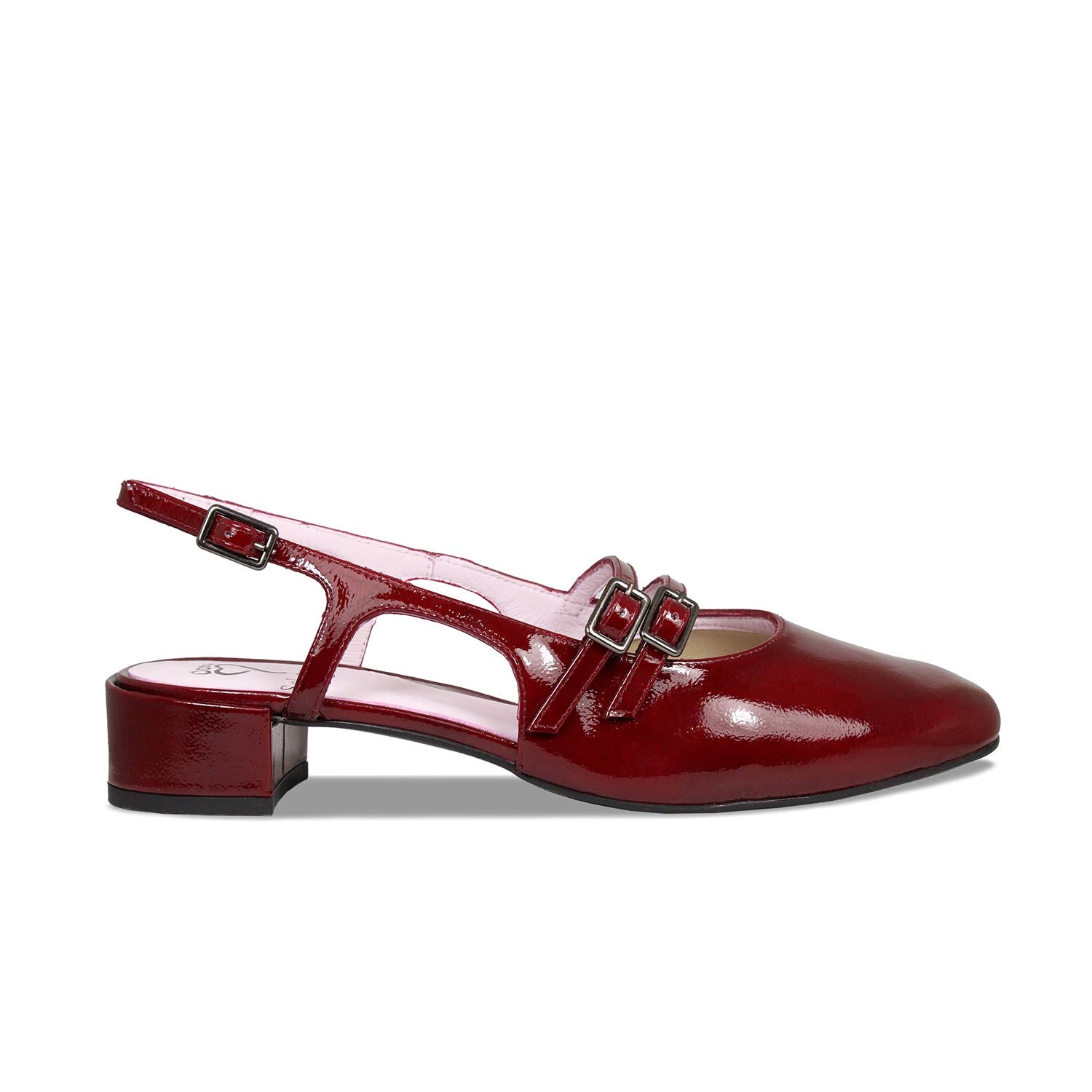 Opera: Bordeau Patent Leather Shoes Sole Bliss