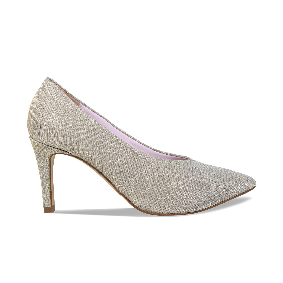 Pandora: Taupe Glitter Shoes Sole Bliss