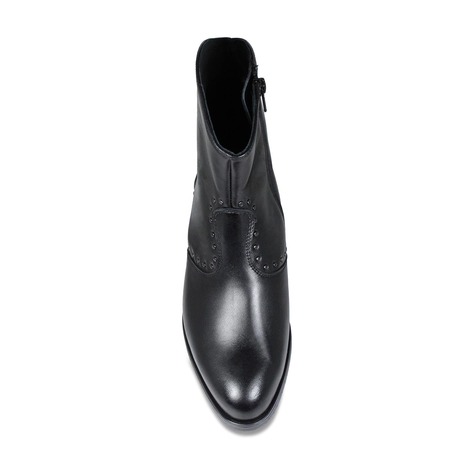 Phoenix: Black Leather Boots Sole Bliss