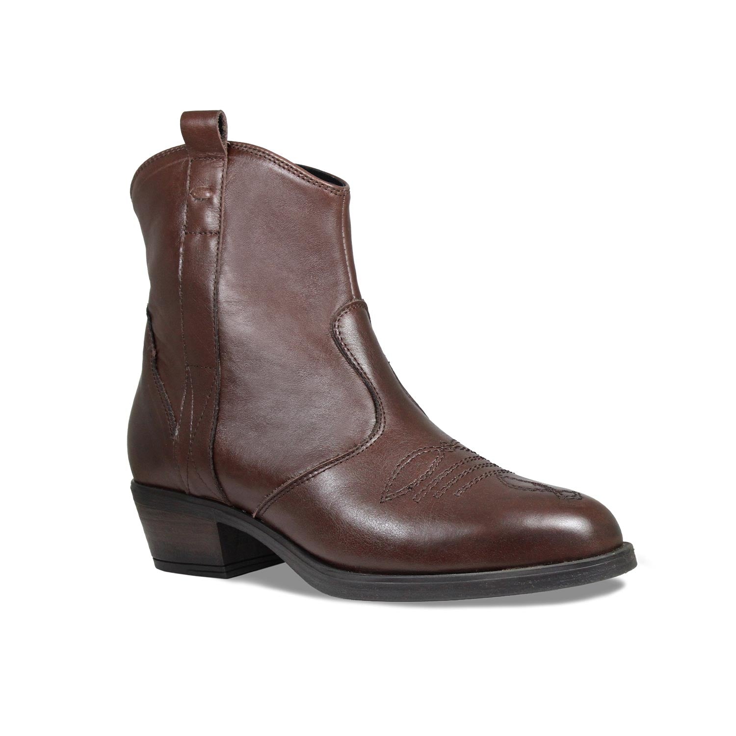 Pioneer: Chestnut Leather Boots Sole Bliss