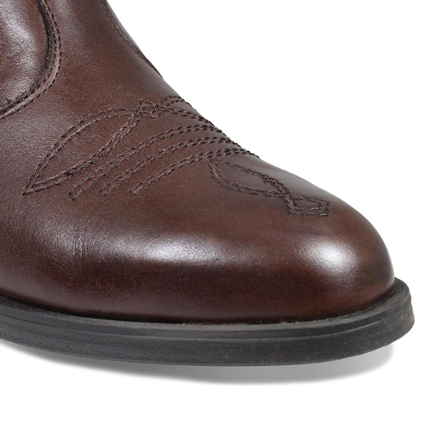 Pioneer: Chestnut Leather Boots Sole Bliss