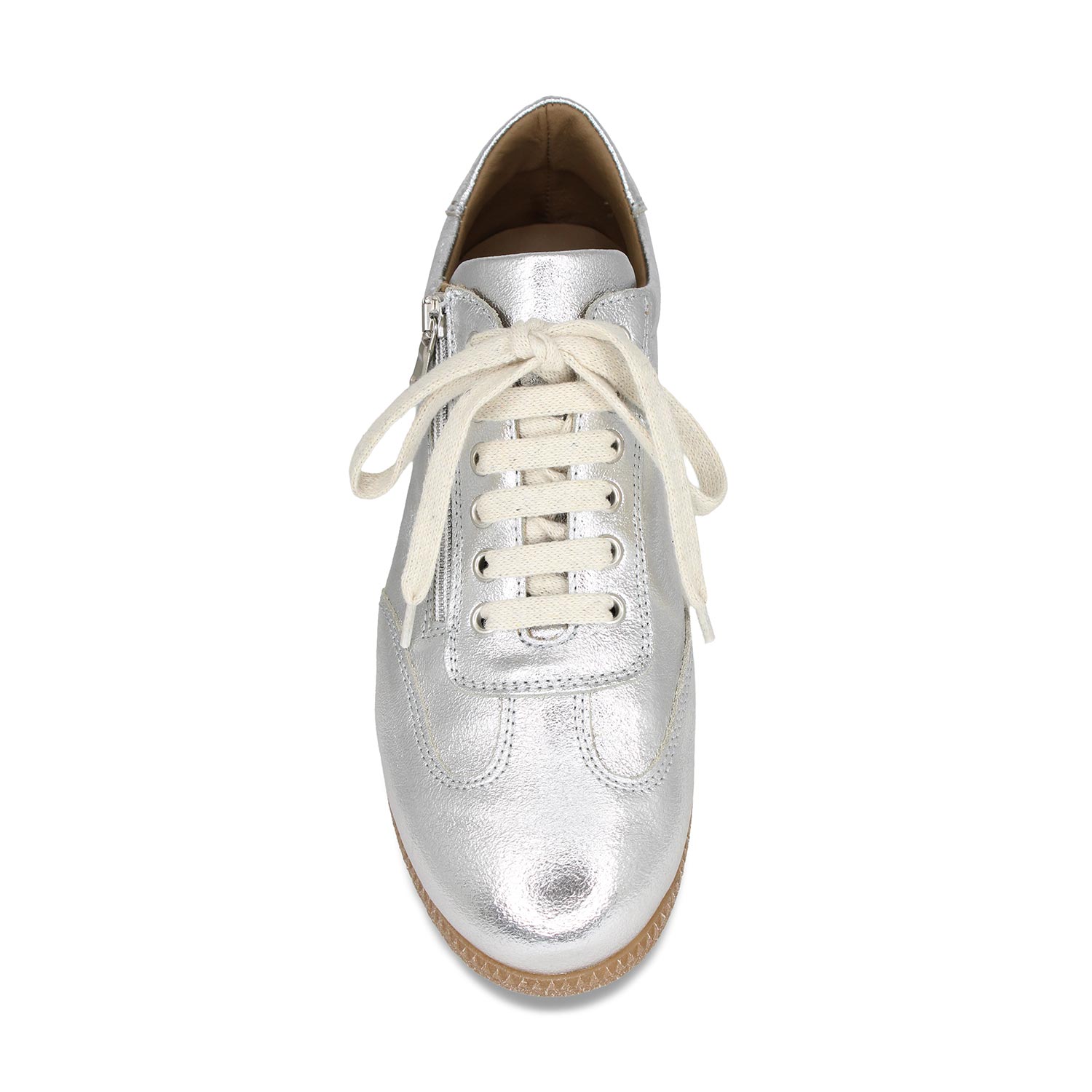 Pixie: Silver Leather Shoes Sole Bliss