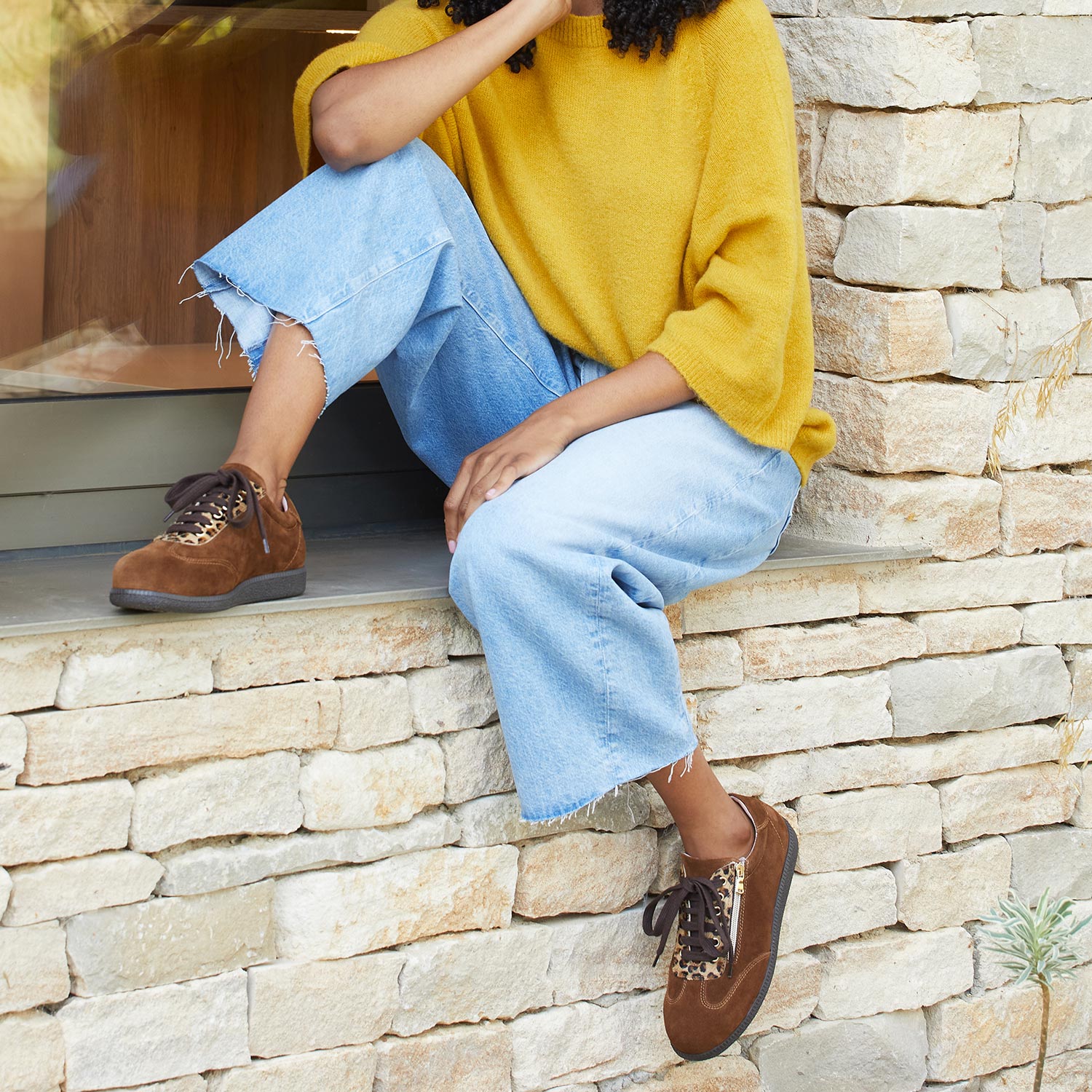 Pixie: Tan Suede & Luxe Leopard Shoes Sole Bliss