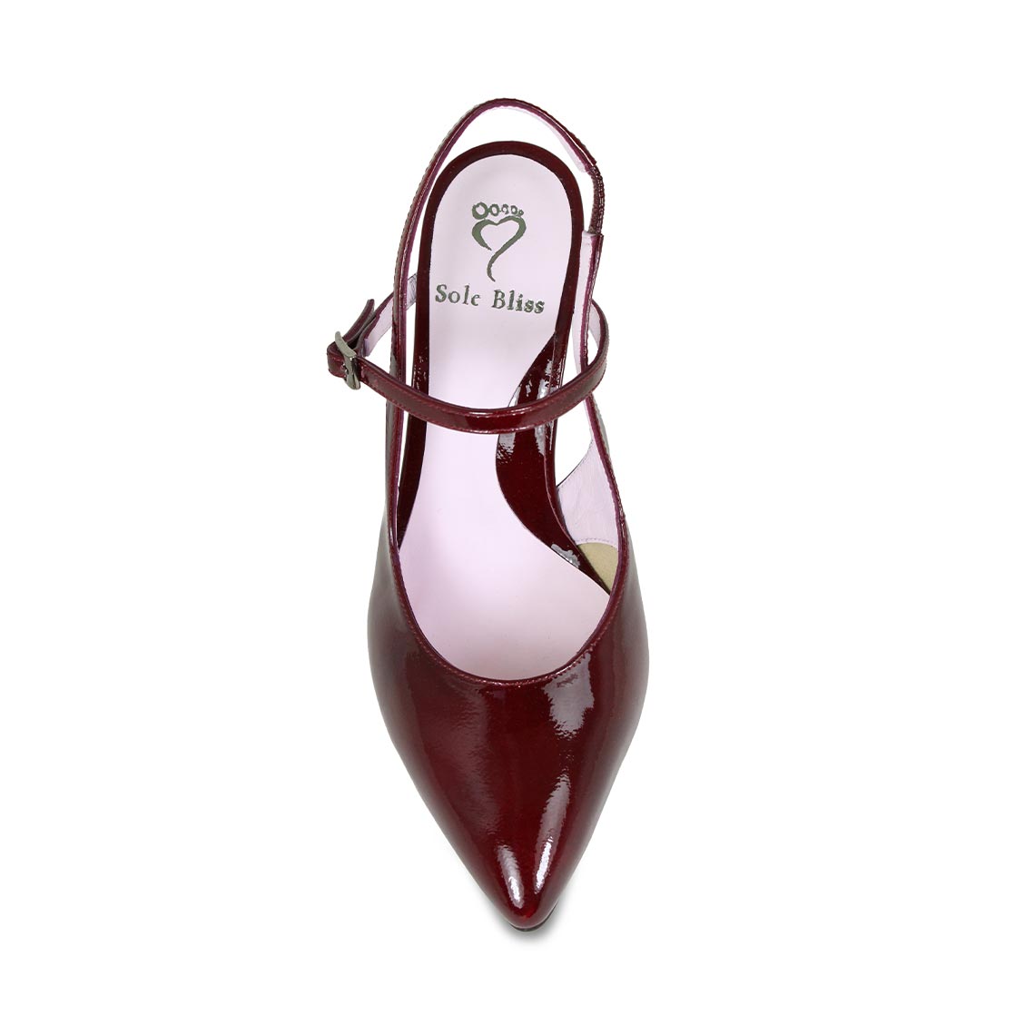 Premiere: Bordeau Patent Leather Shoes Sole Bliss