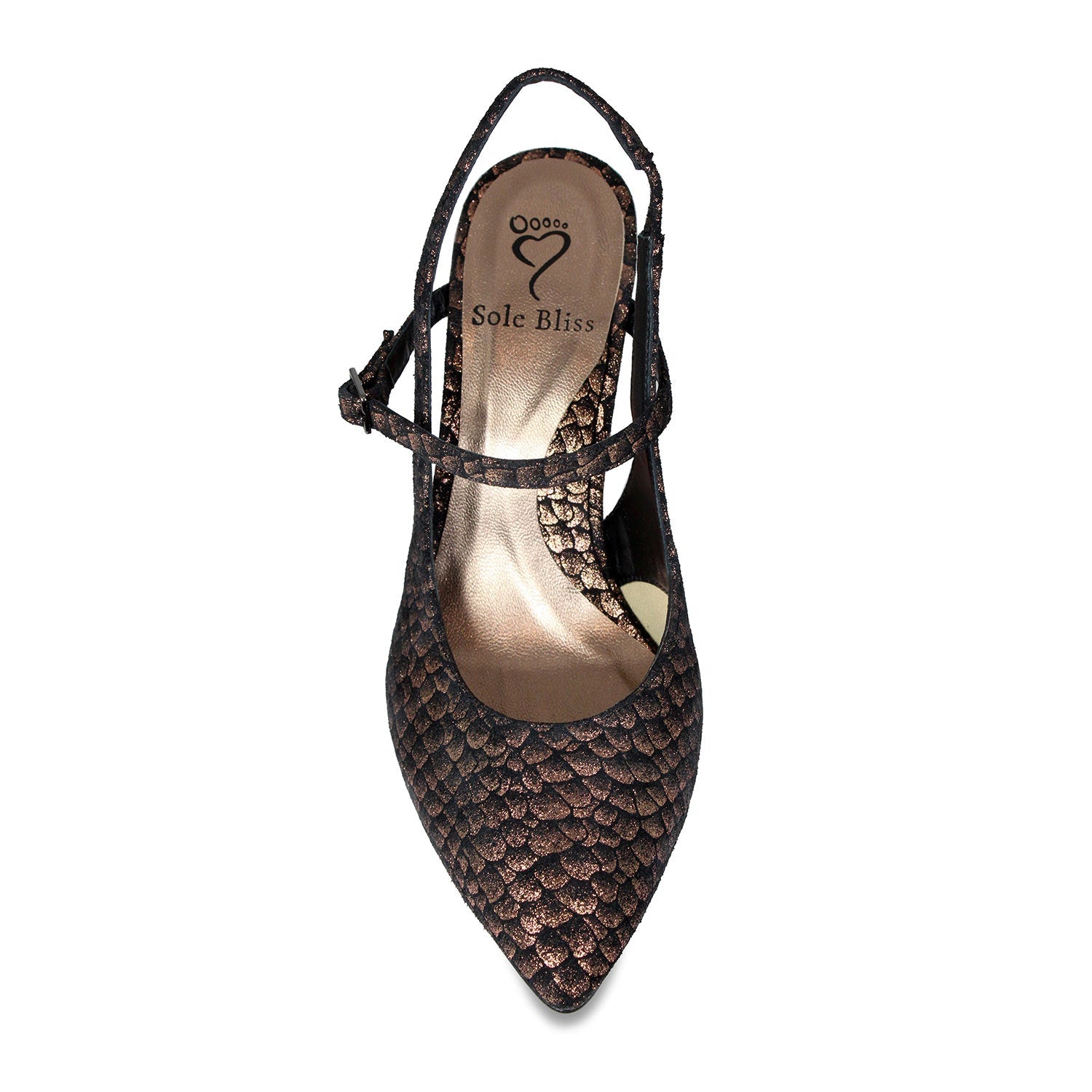 Premiere: Metallic Suede Shoes Sole Bliss