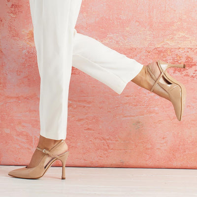 Premiere: Nude Patent Leather Shoes Sole Bliss