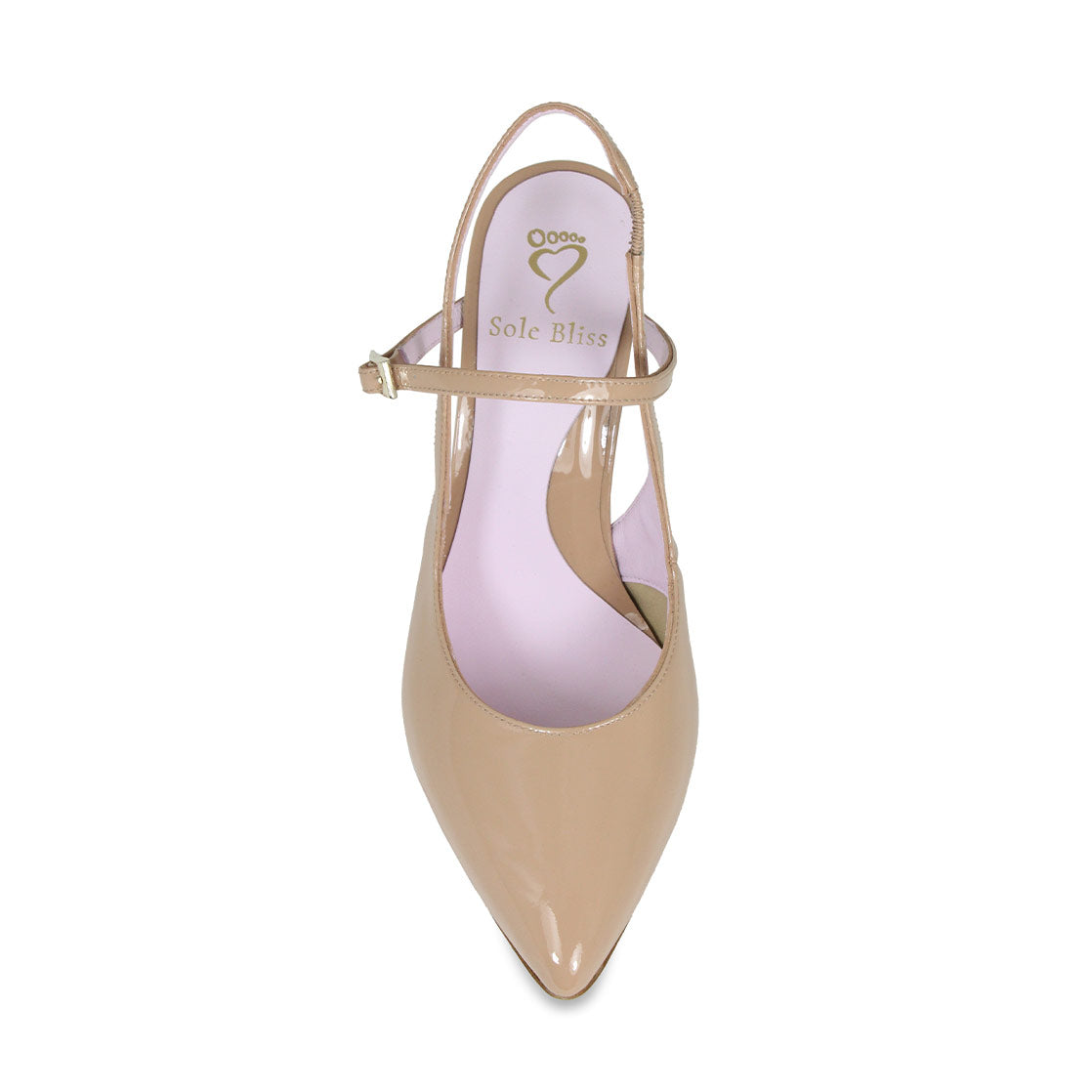 Premiere: Nude Patent Leather Shoes Sole Bliss