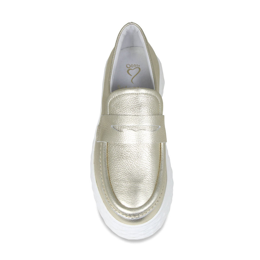 Prince: Gold Leather Shoes Sole Bliss