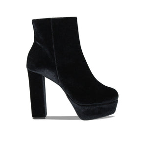 Ronda: Luxe Black Luxe Velvet Boots Sole Bliss