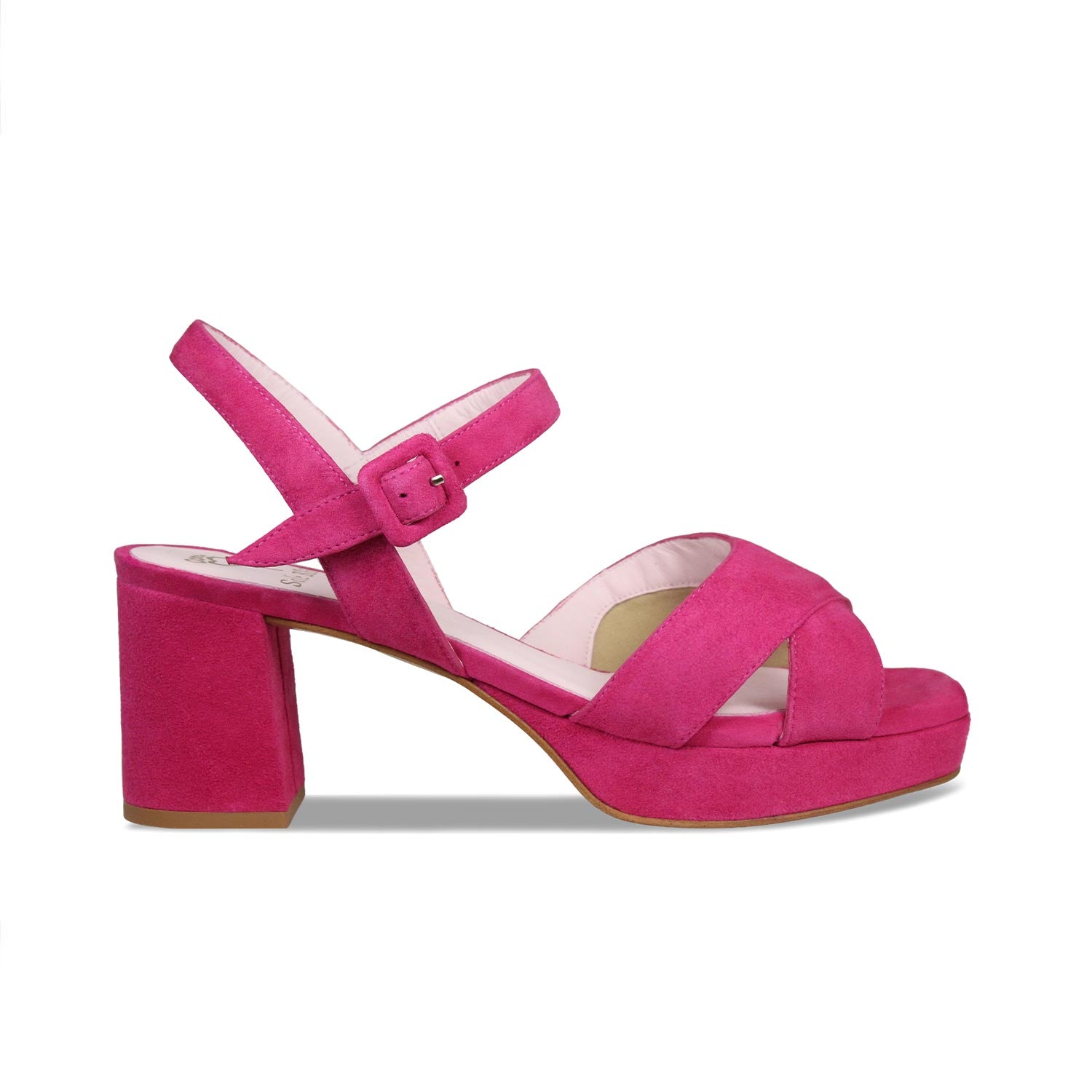 Ronnie: Hot Pink Suede Shoes Sole Bliss