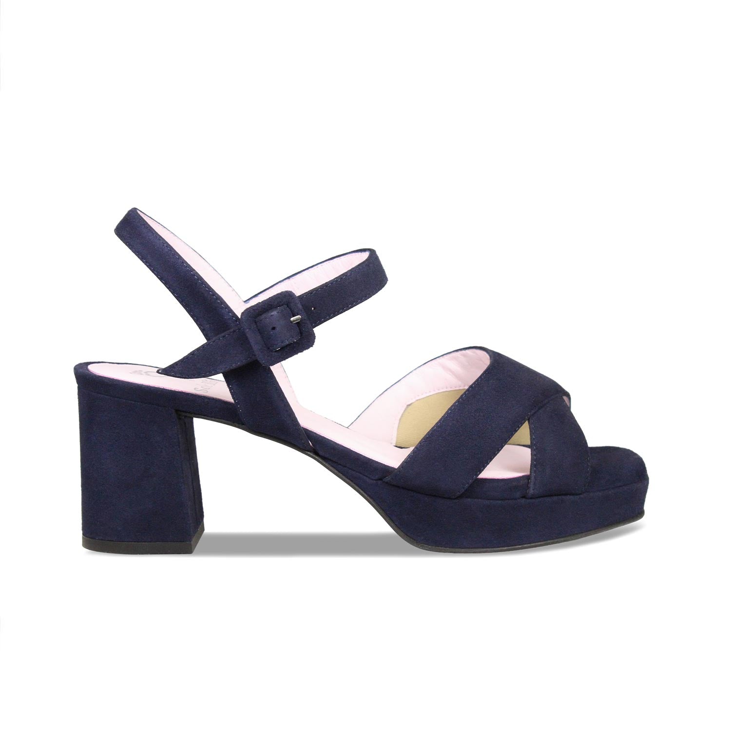 Ronnie: Navy Suede Shoes Sole Bliss