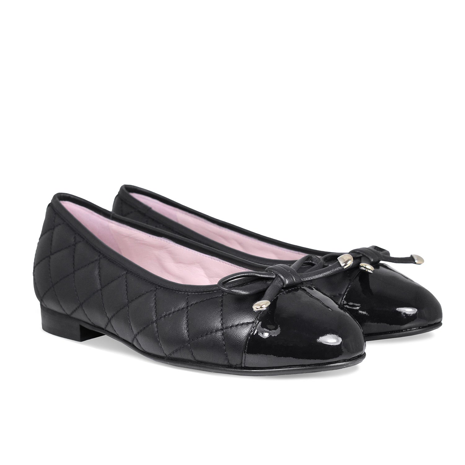 Royal: Black Leather & Patent Shoes Sole Bliss