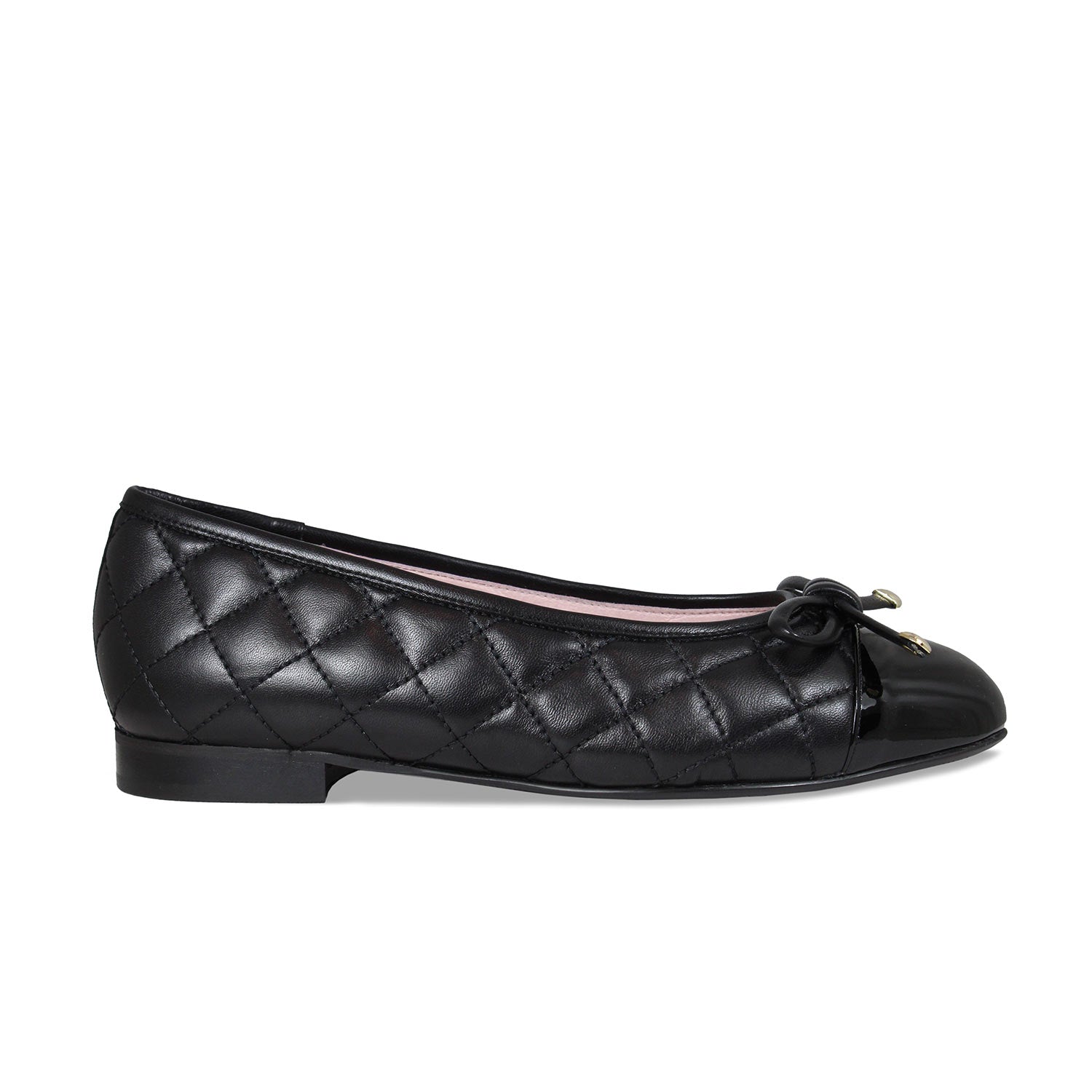 Royal: Black Leather & Patent Shoes Sole Bliss