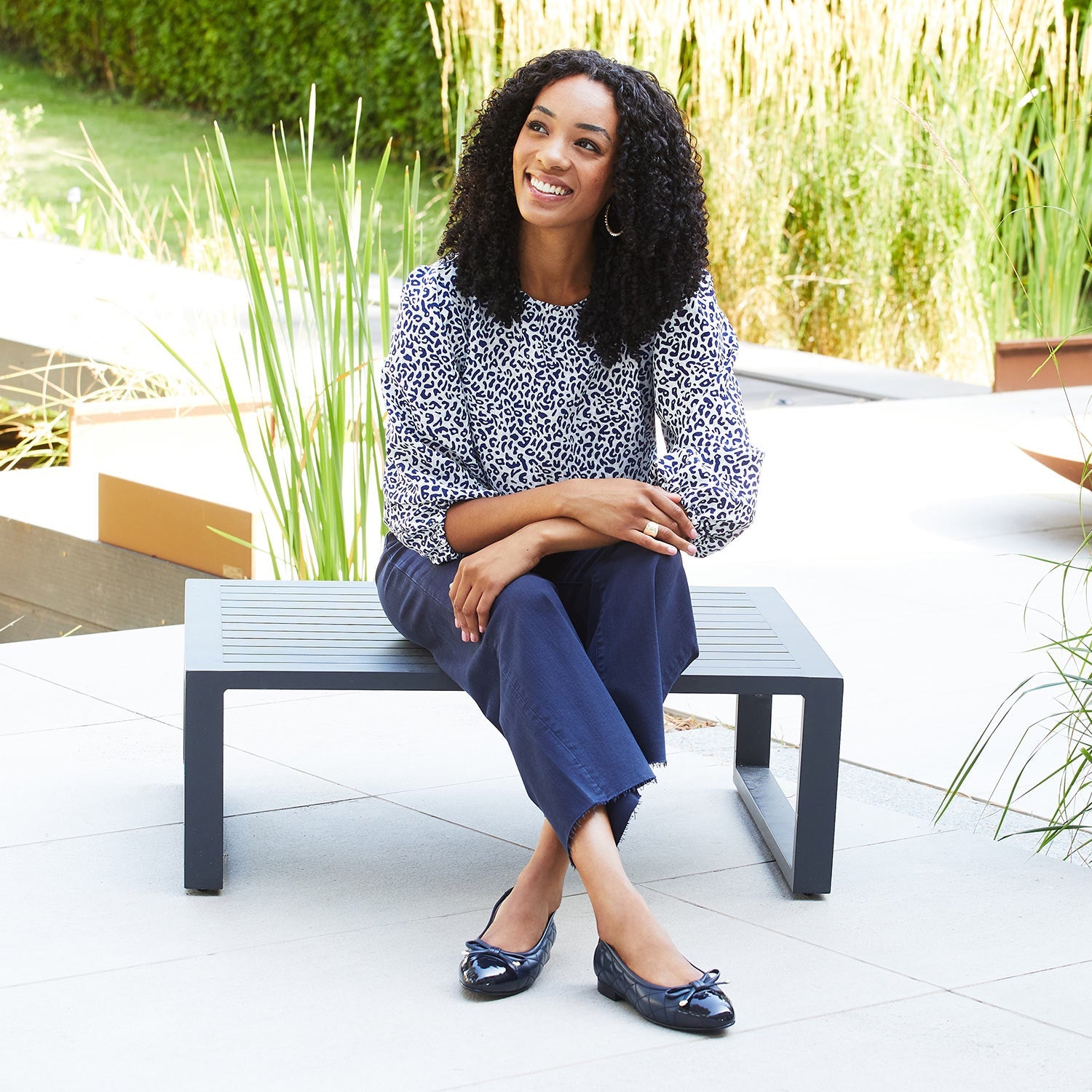 Royal: Navy Leather & Patent Shoes Sole Bliss