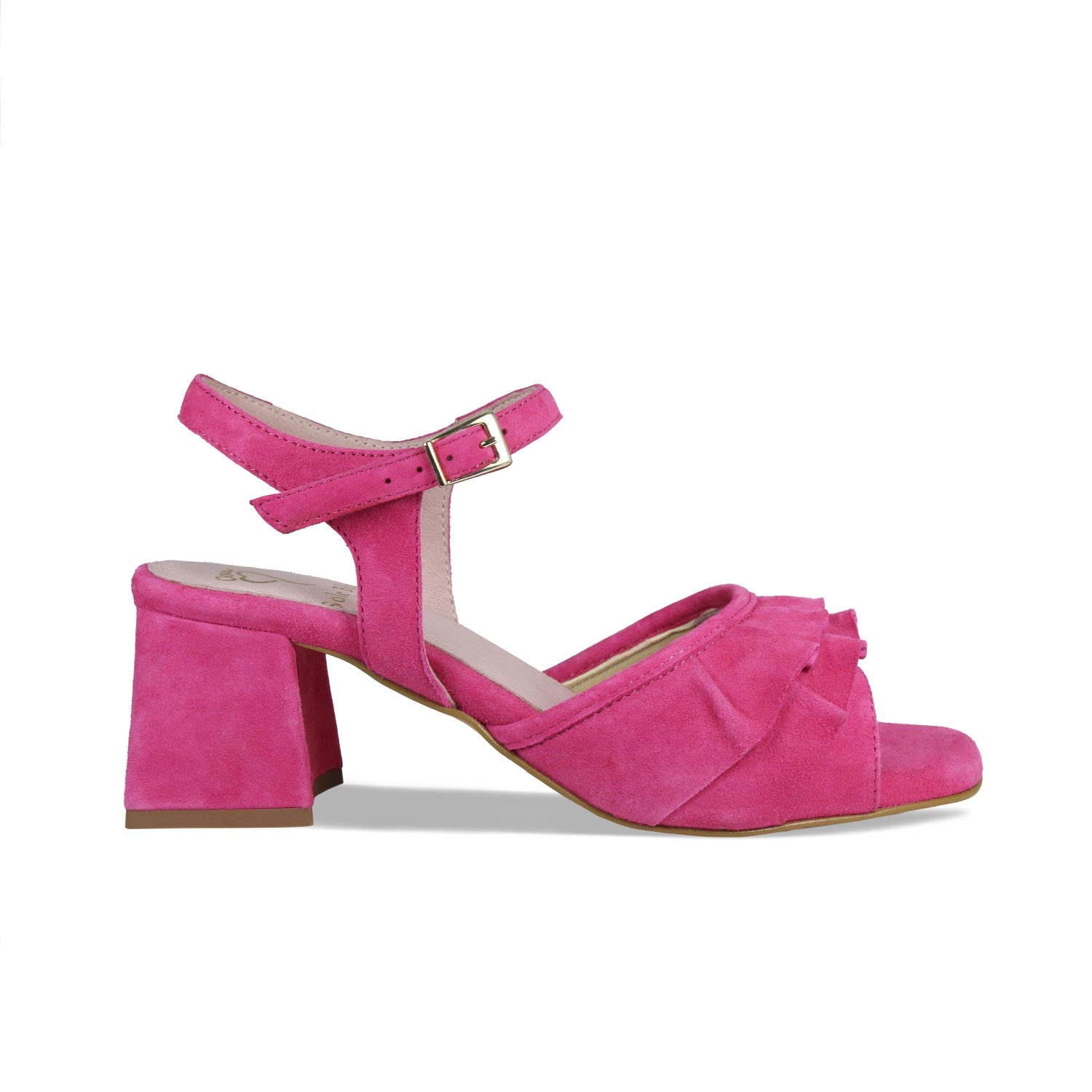 Sadie: Fuchsia Suede Shoes Sole Bliss