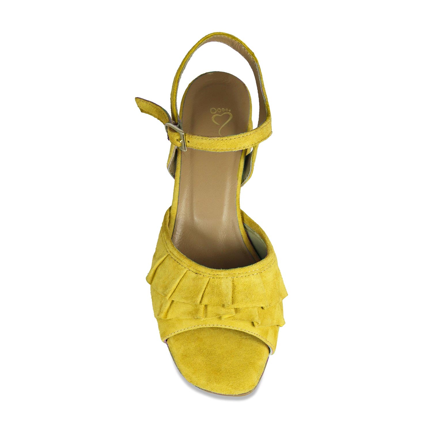 Sadie: Sunflower Suede Shoes Sole Bliss