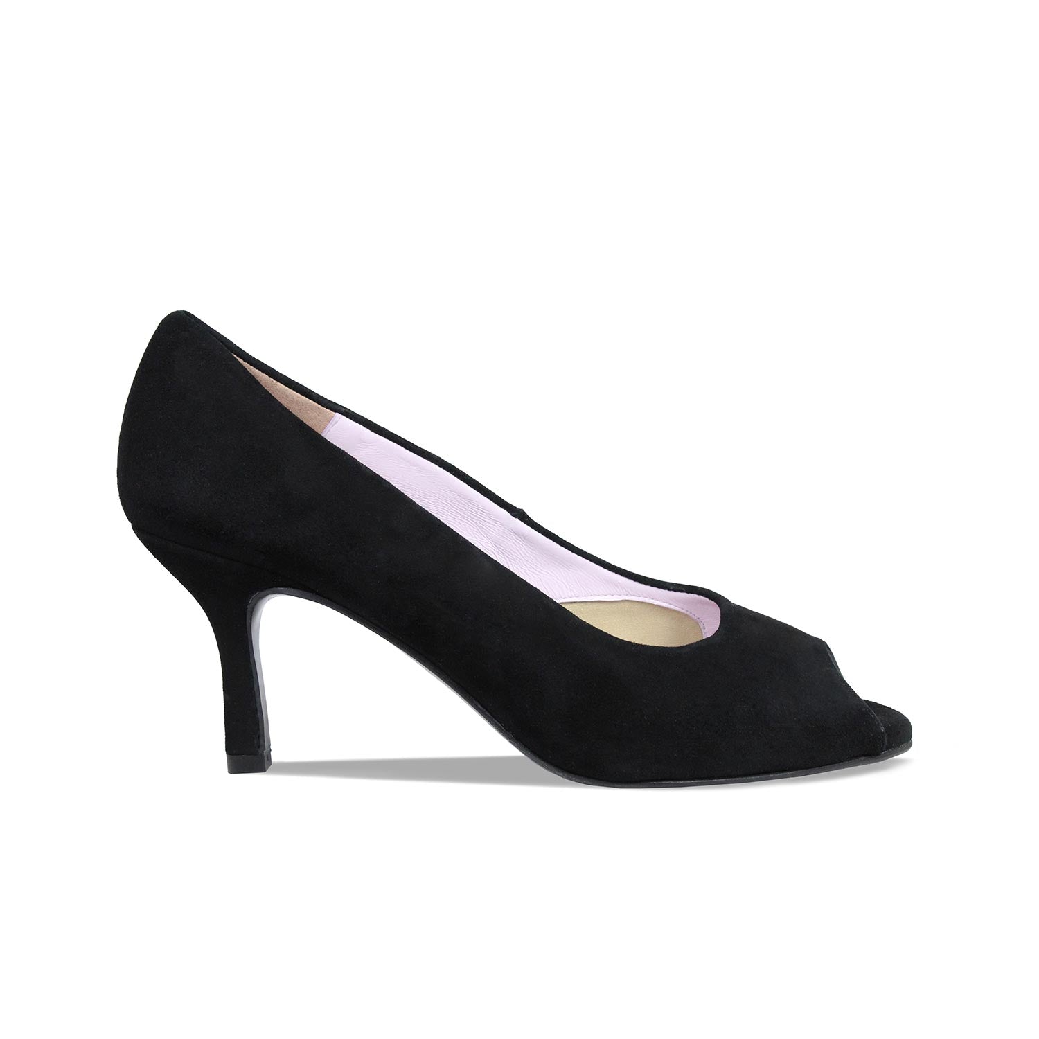 Selena: Black Suede Shoes Sole Bliss