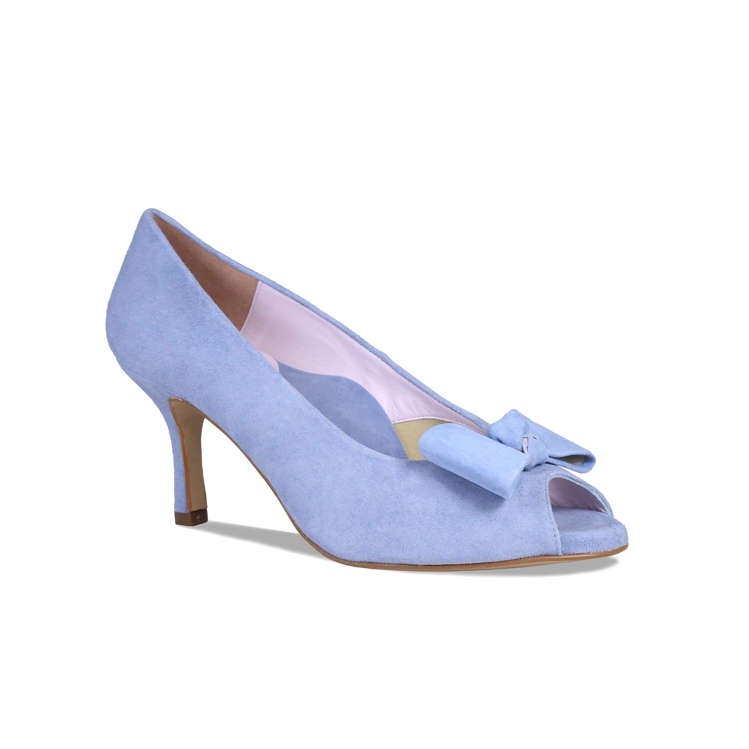 Shelby: Sky Blue Suede Shoes Sole Bliss