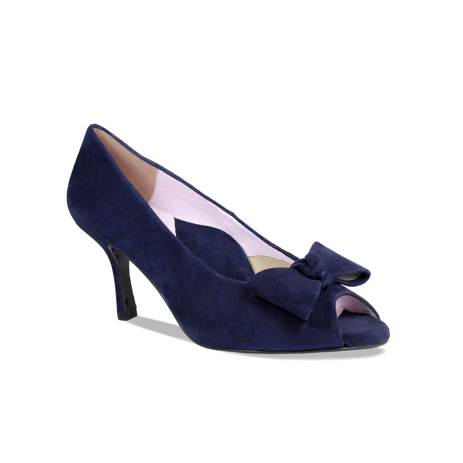 Shelby: Navy Suede Shoes Sole Bliss