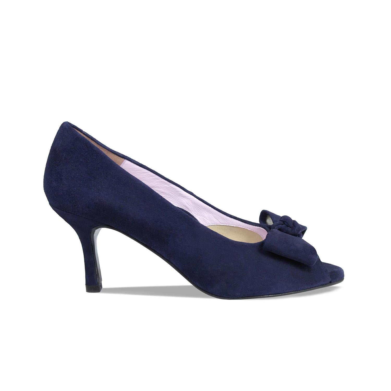 Shelby: Navy Suede Shoes Sole Bliss