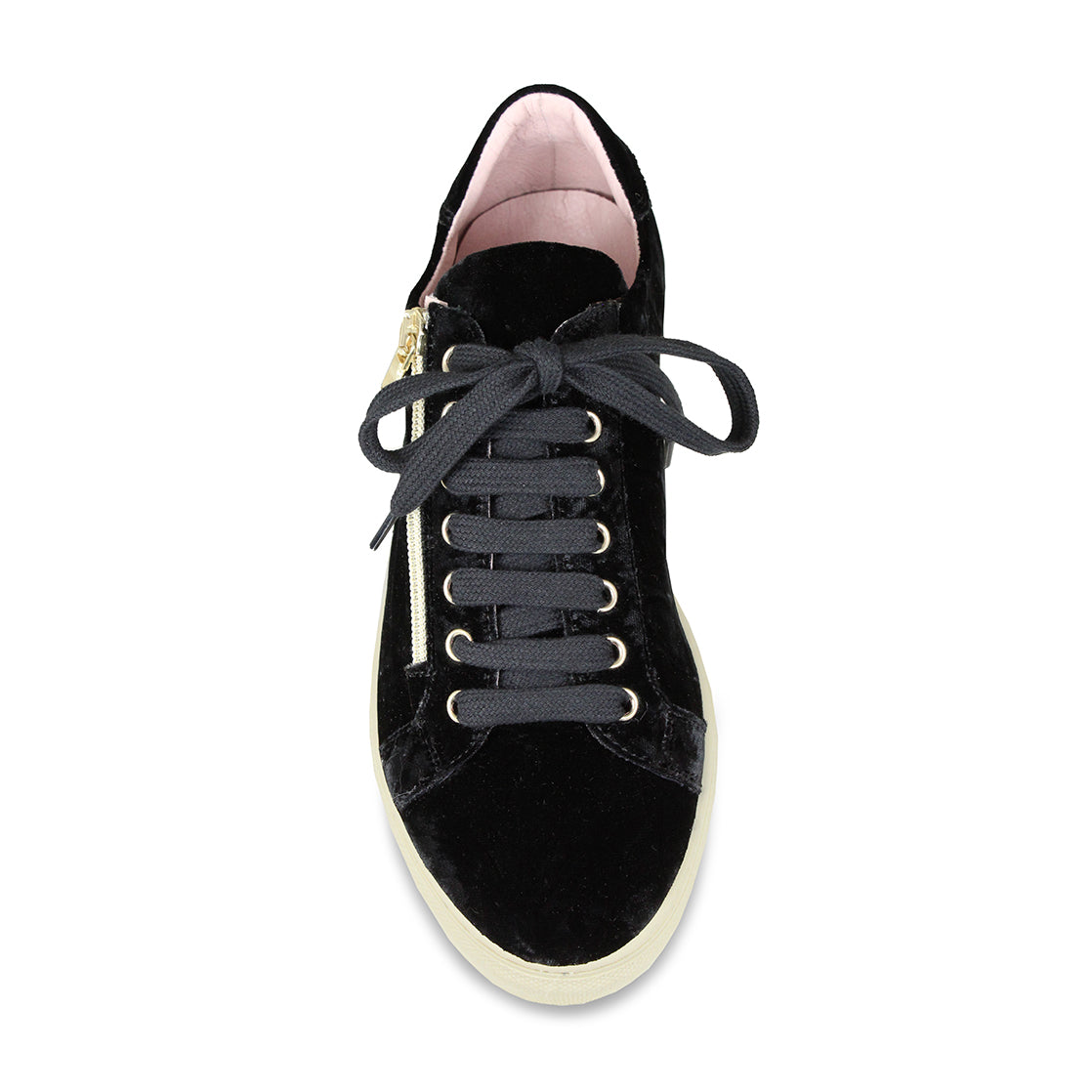 Sprint: Luxe Black Velvet Shoes Sole Bliss