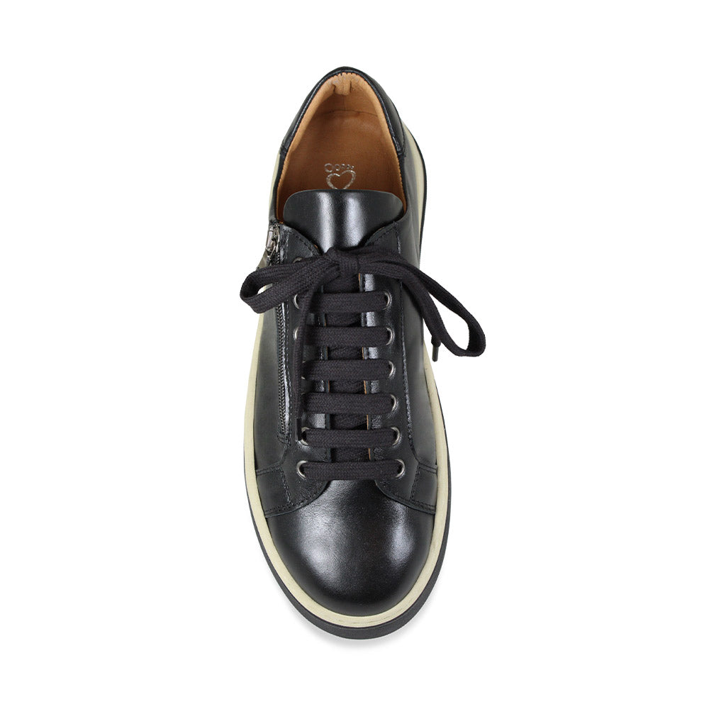MEN'S Statement: Black Leather Shoes Sole Bliss