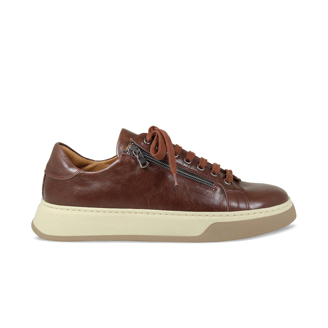 MEN'S Statement: Chestnut Leather Shoes Sole Bliss