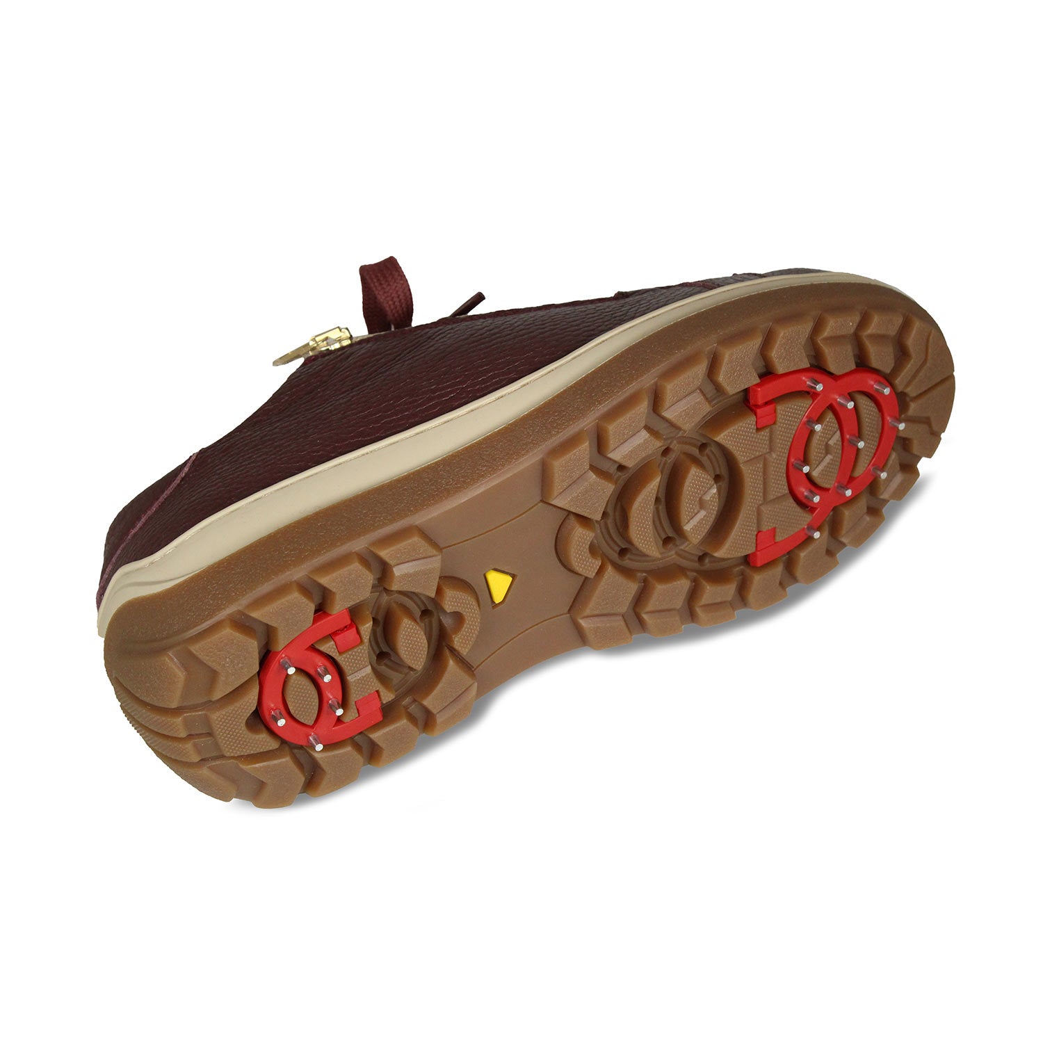 Summit: Plum Leather & Shearling Shoes Sole Bliss