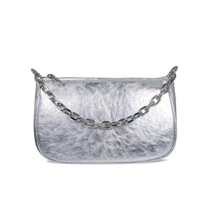 Swing: Silver Leather Bags Sole Bliss