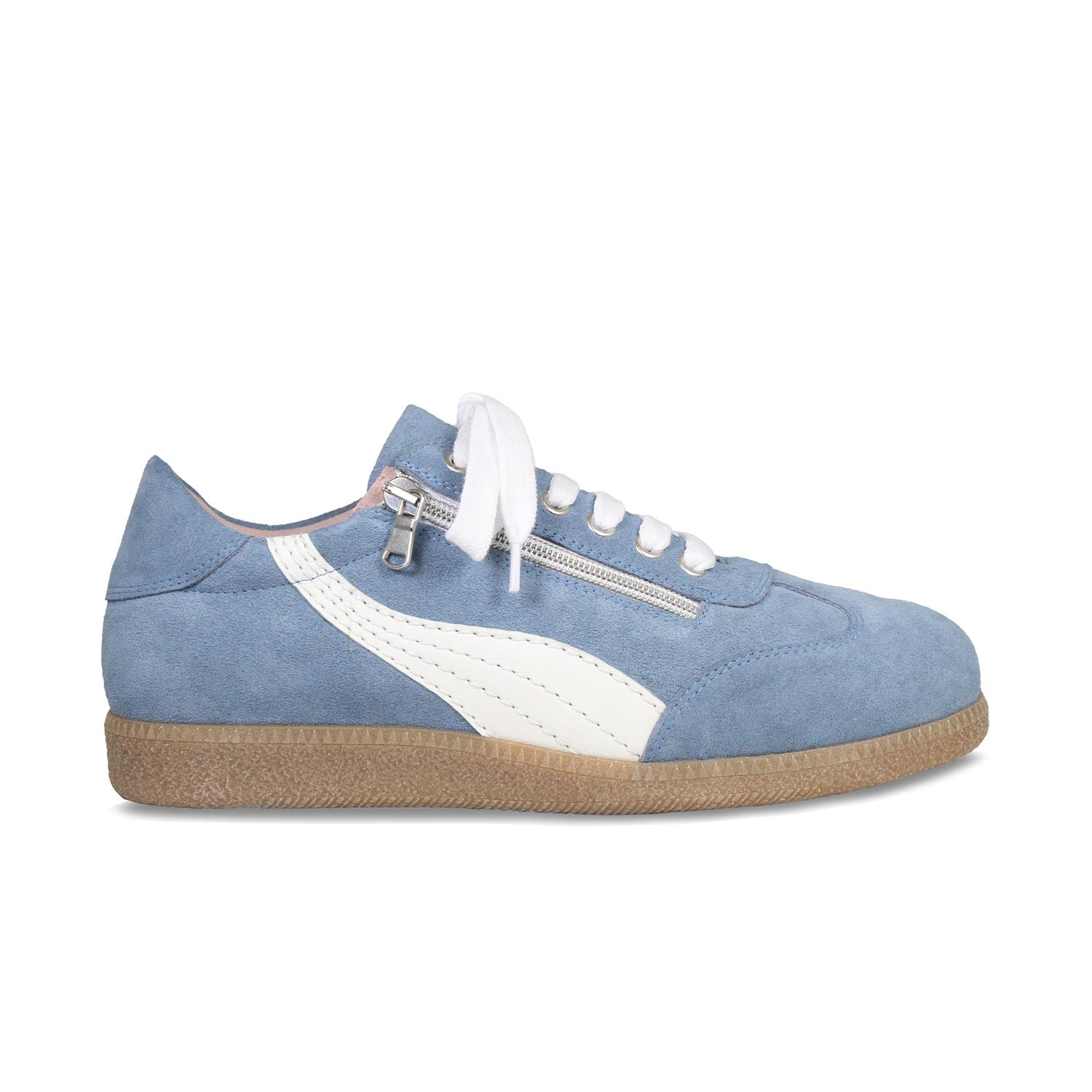 Swirl: Denim Suede Shoes Sole Bliss