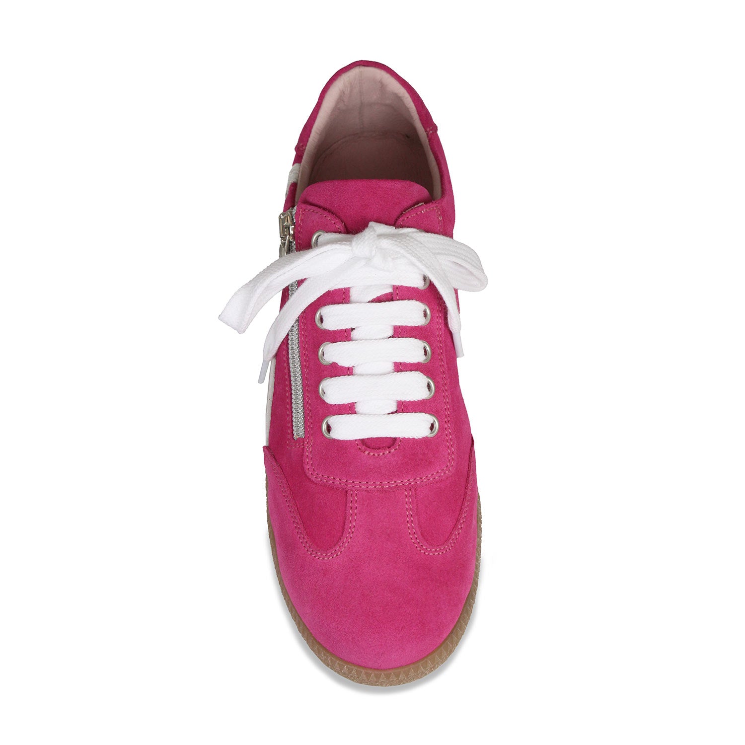 Swirl: Fuchsia Suede Shoes Sole Bliss