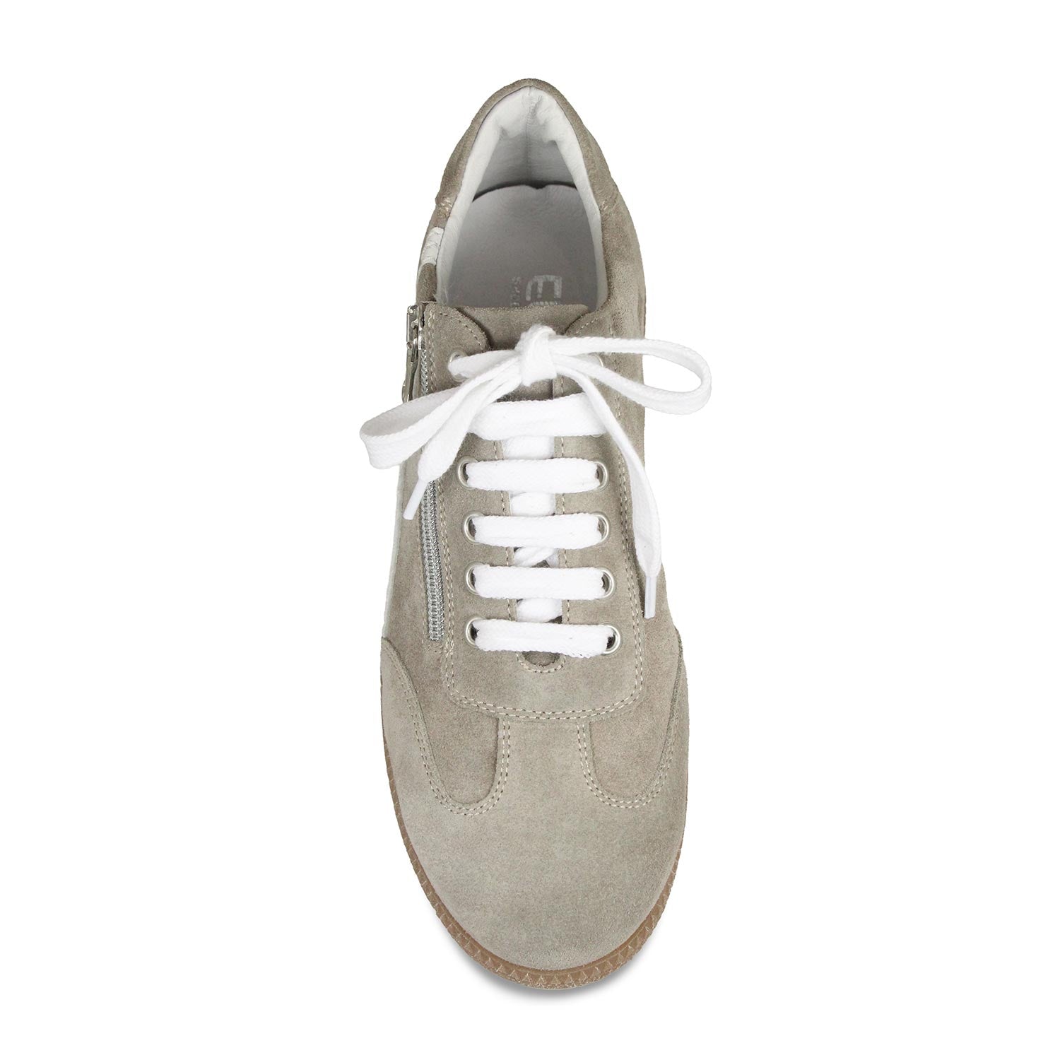 Swirl: Taupe Suede Shoes Sole Bliss