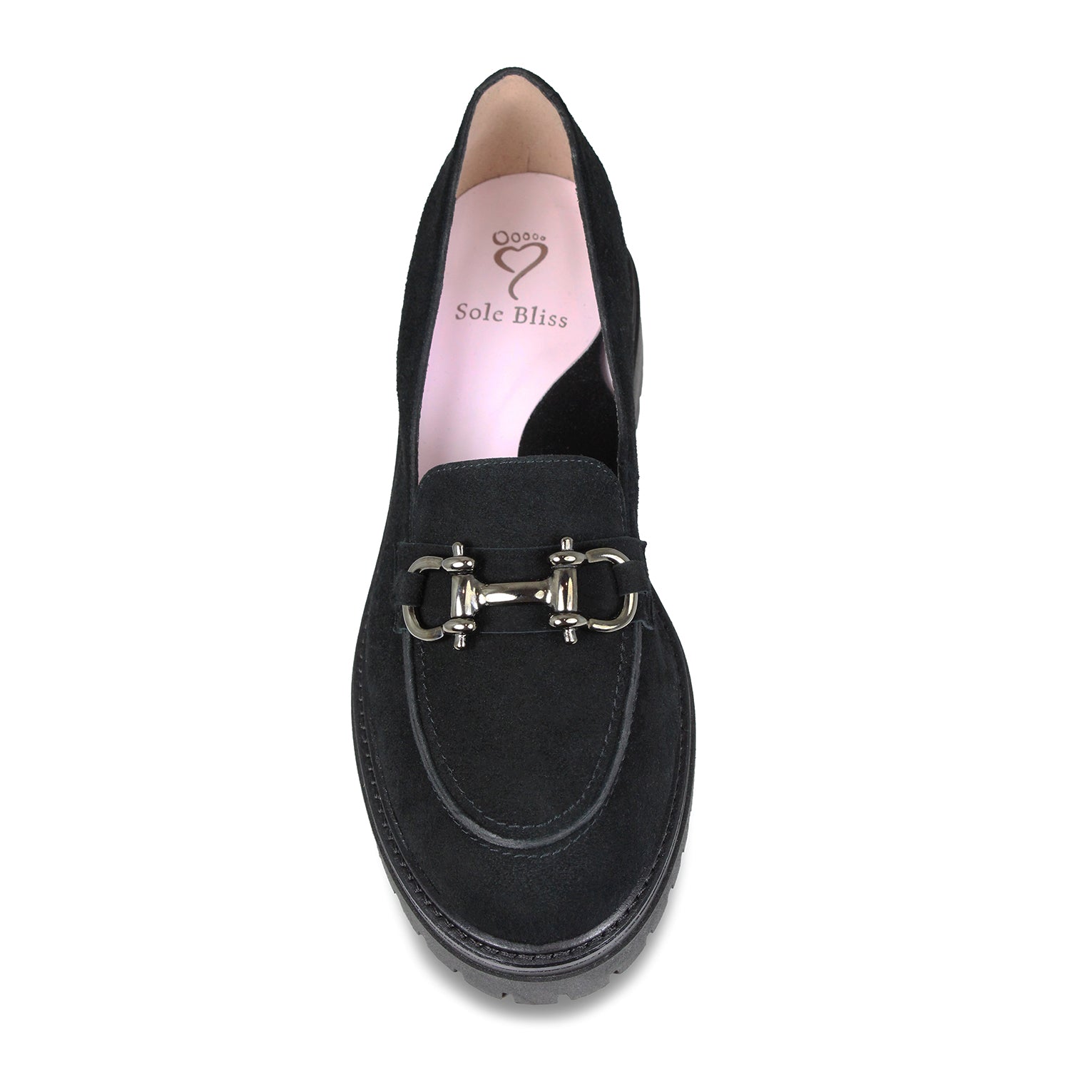 Tower: Black Suede Shoes Sole Bliss
