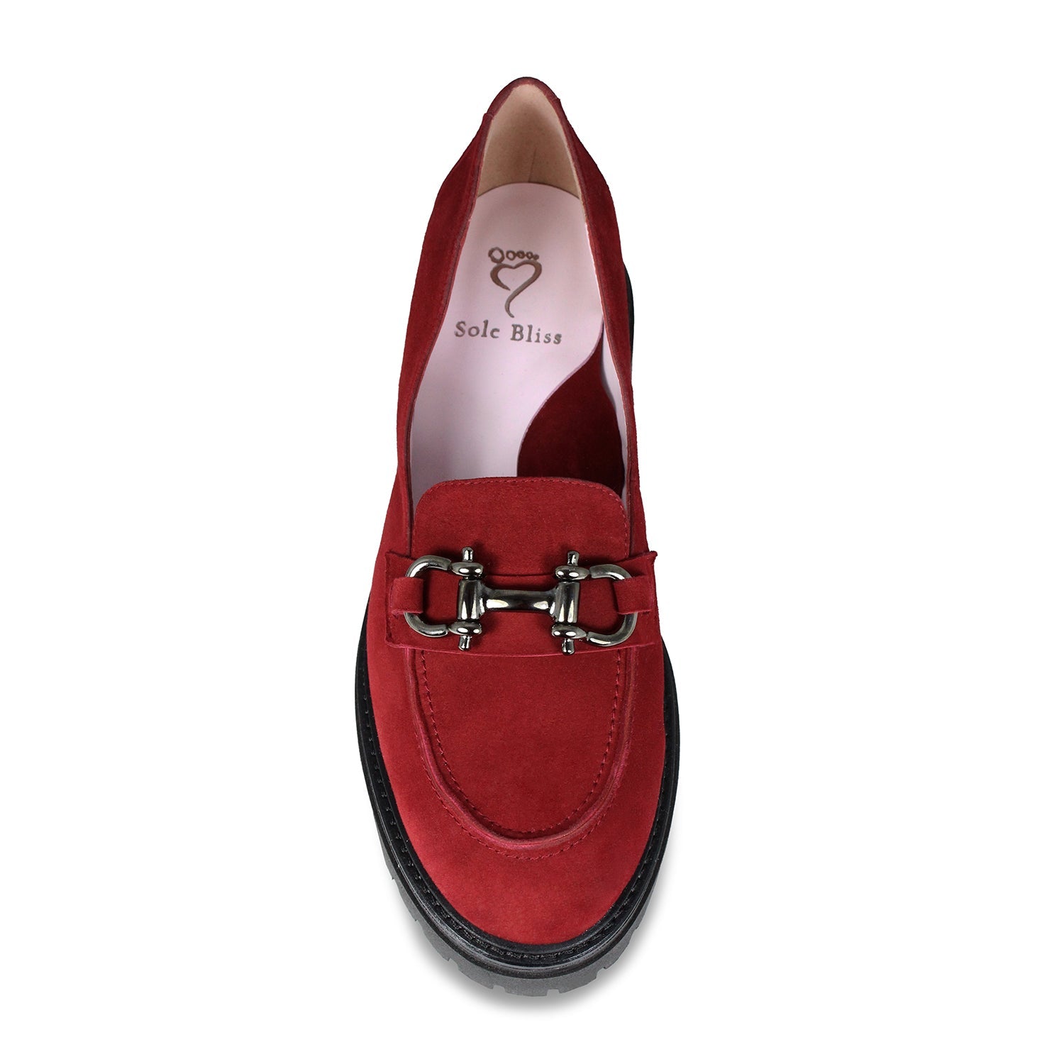 Tower: Cherry Suede Shoes Sole Bliss