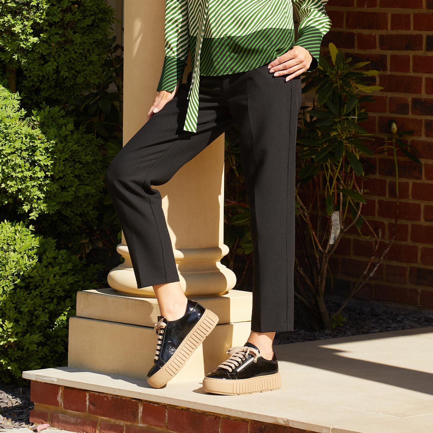 Track: Black Patent Leather Shoes Sole Bliss