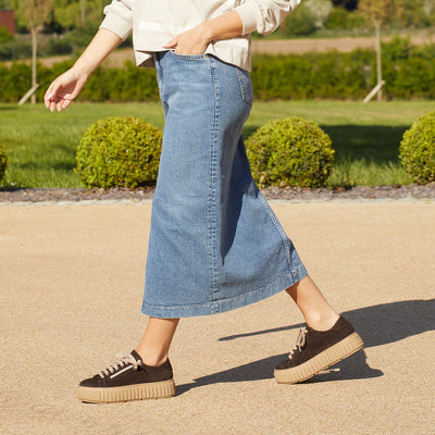 Track: Chocolate Brown Suede Shoes Sole Bliss