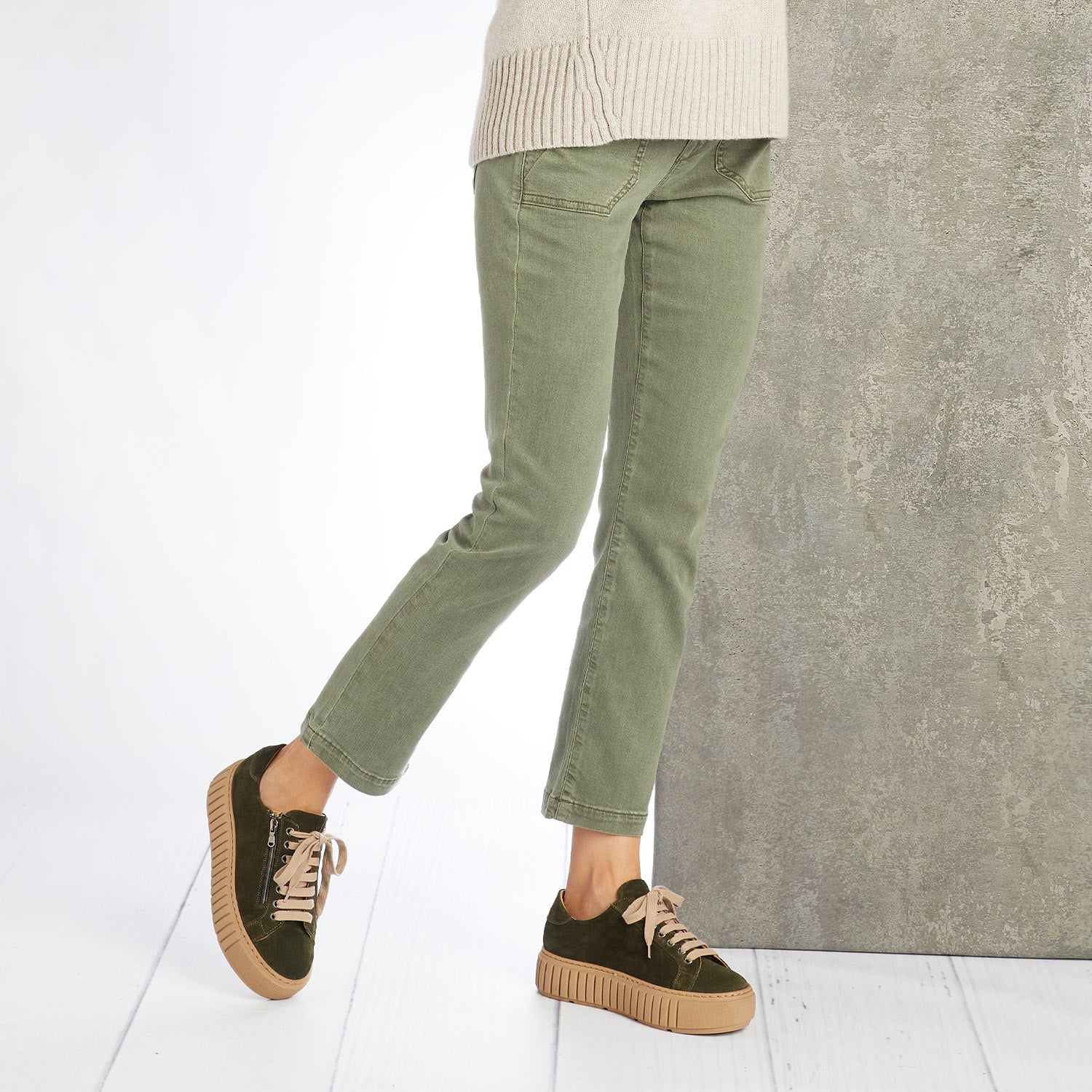 Track: Khaki Suede Shoes Sole Bliss