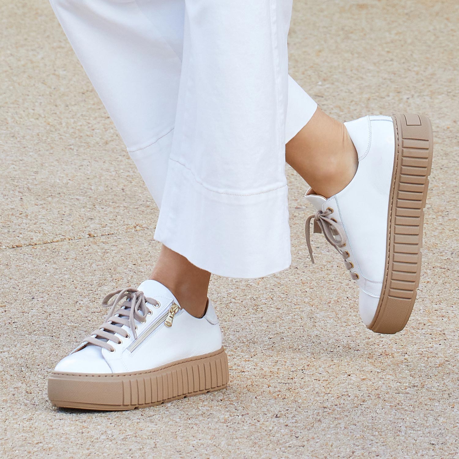 Track: White Patent Leather Shoes Sole Bliss