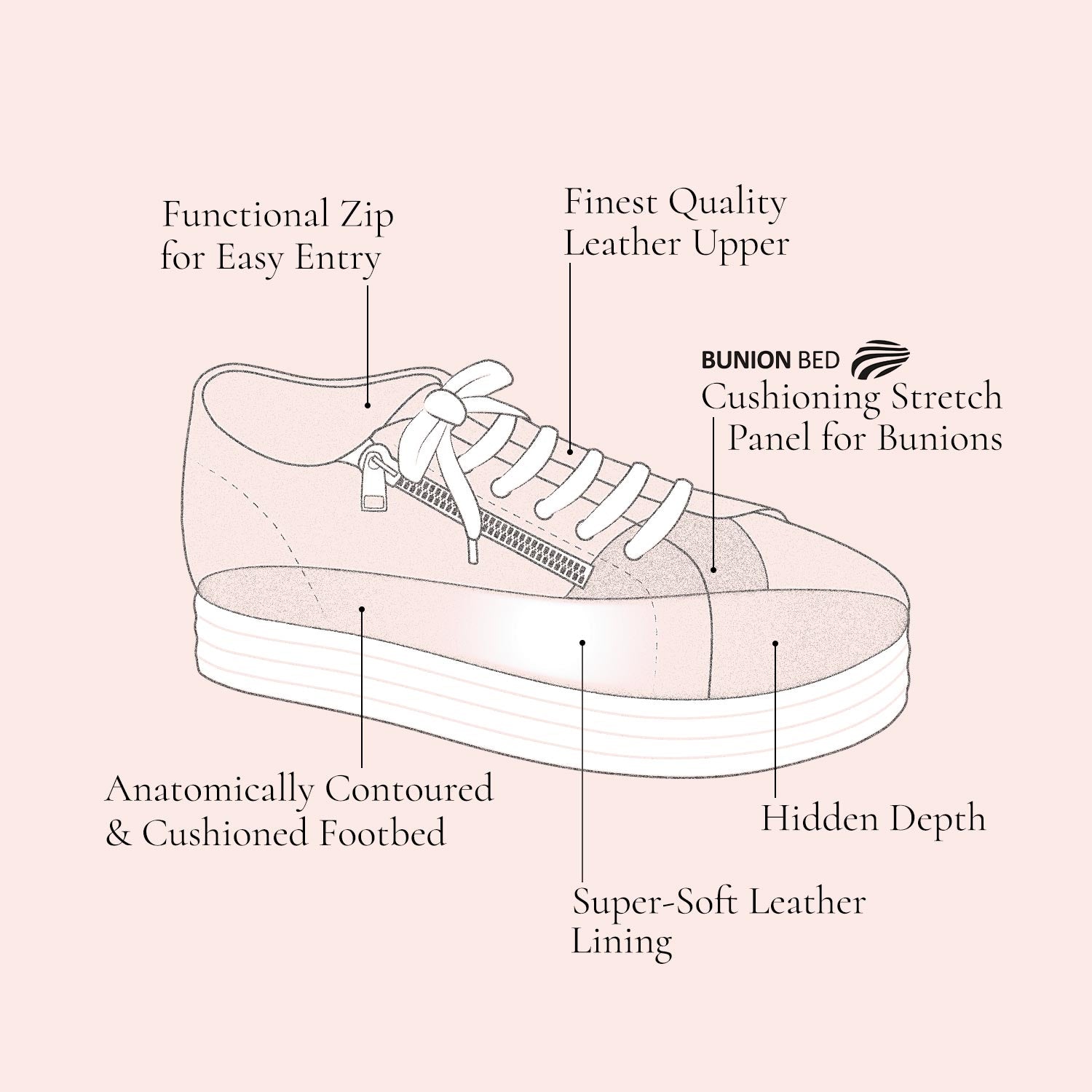 Jazz: White Leather & Silver Shoes Sole Bliss