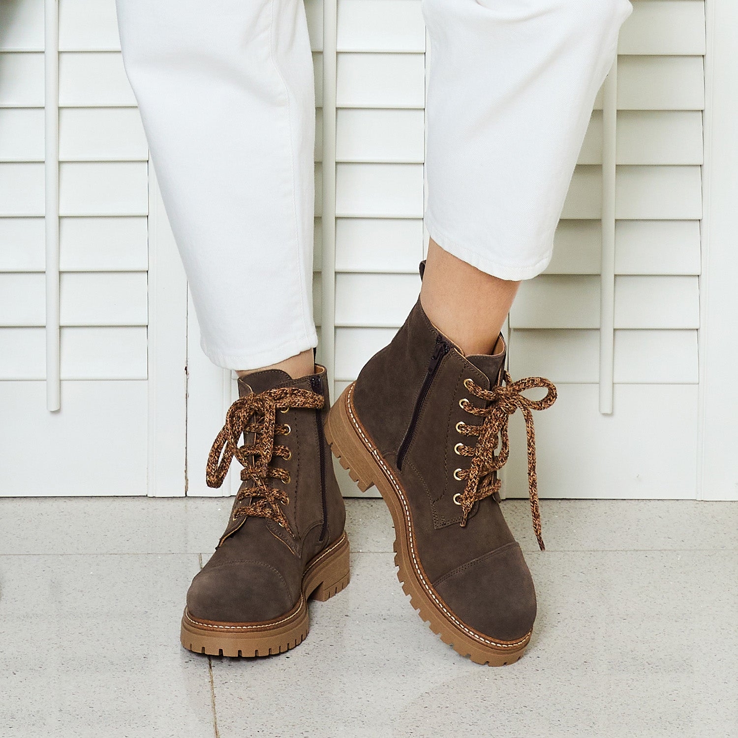 Tread: Truffle Suede Boots Sole Bliss