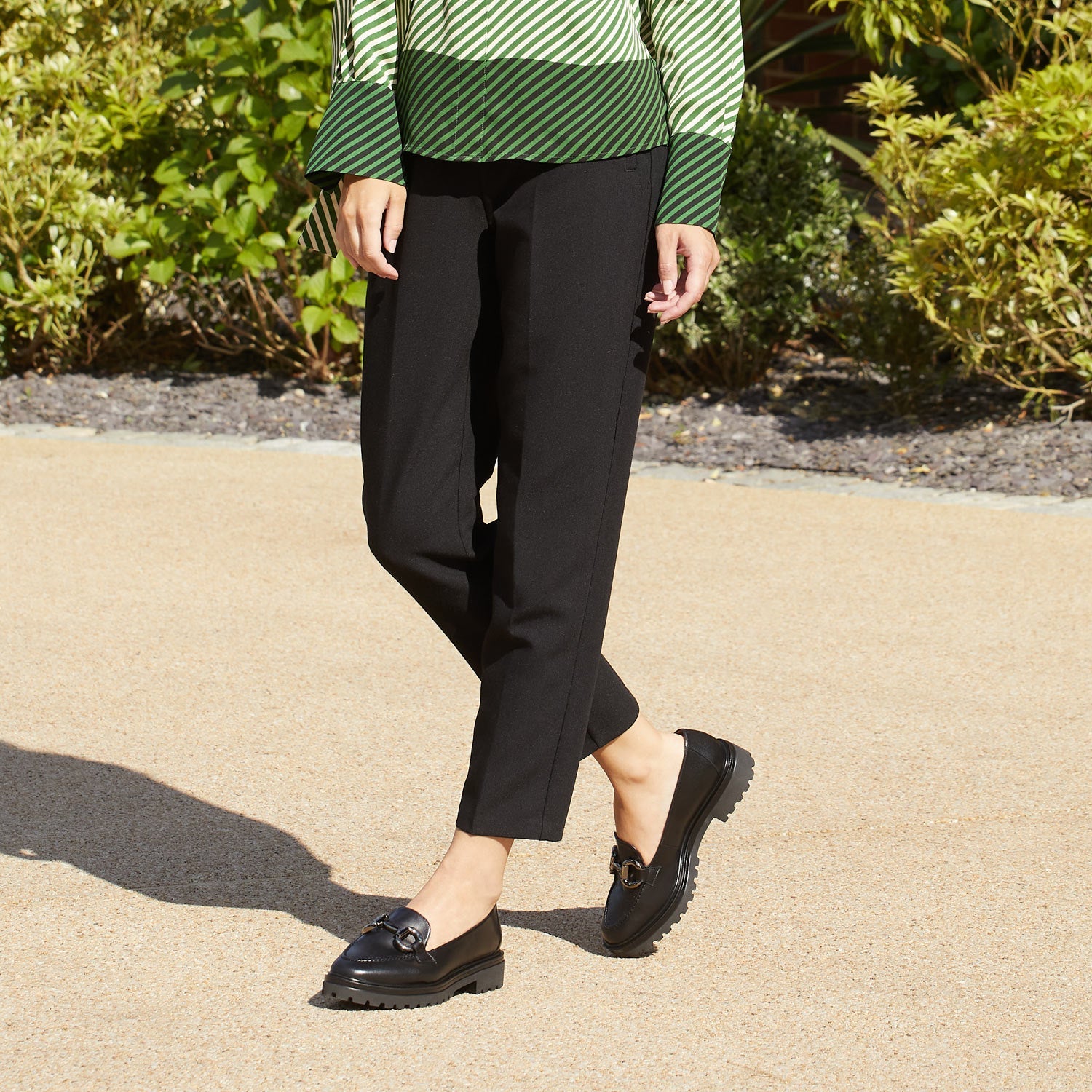 Treasure: Black Leather Shoes Sole Bliss