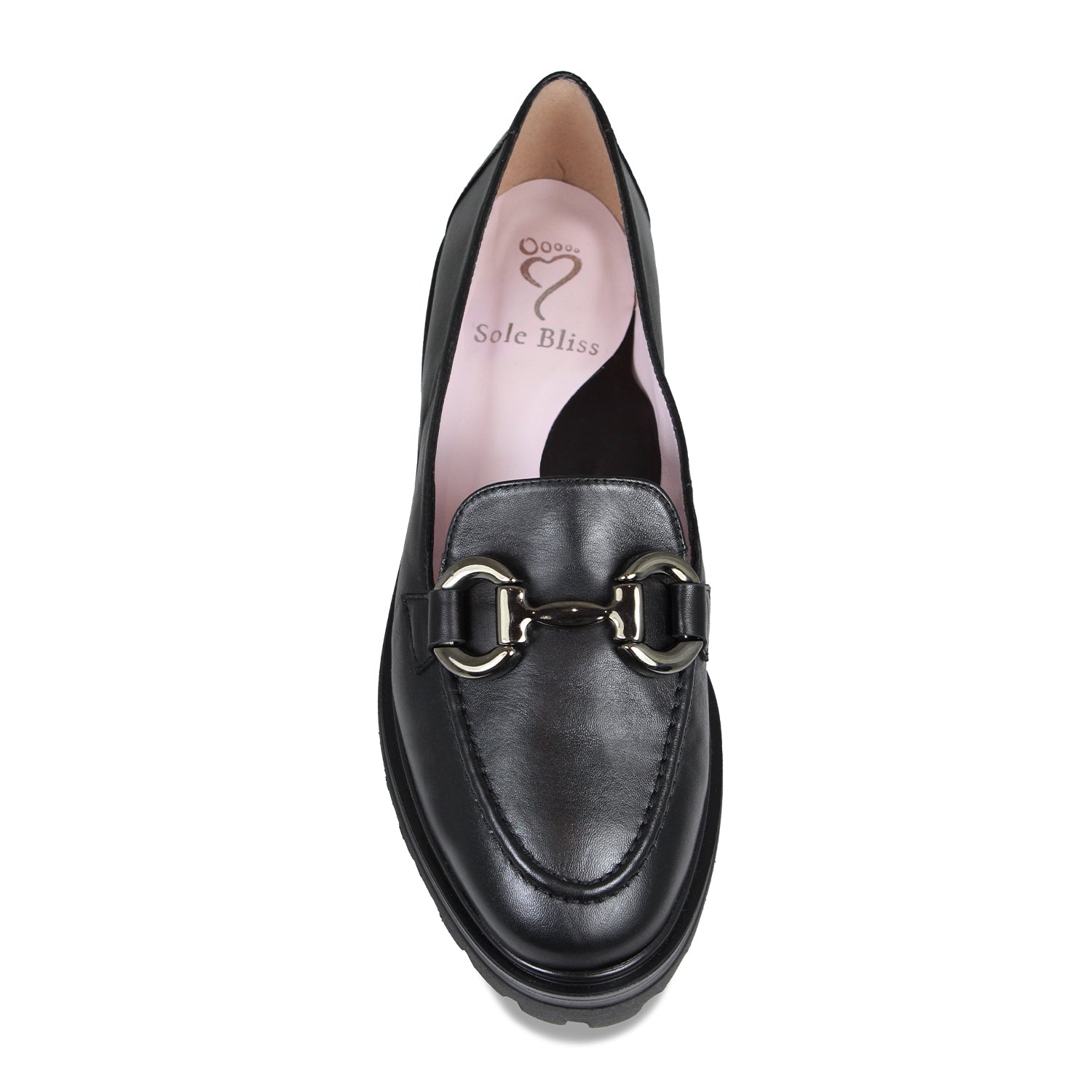 Treasure: Black Leather Shoes Sole Bliss