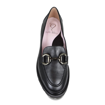 Treasure: Black Leather Shoes Sole Bliss