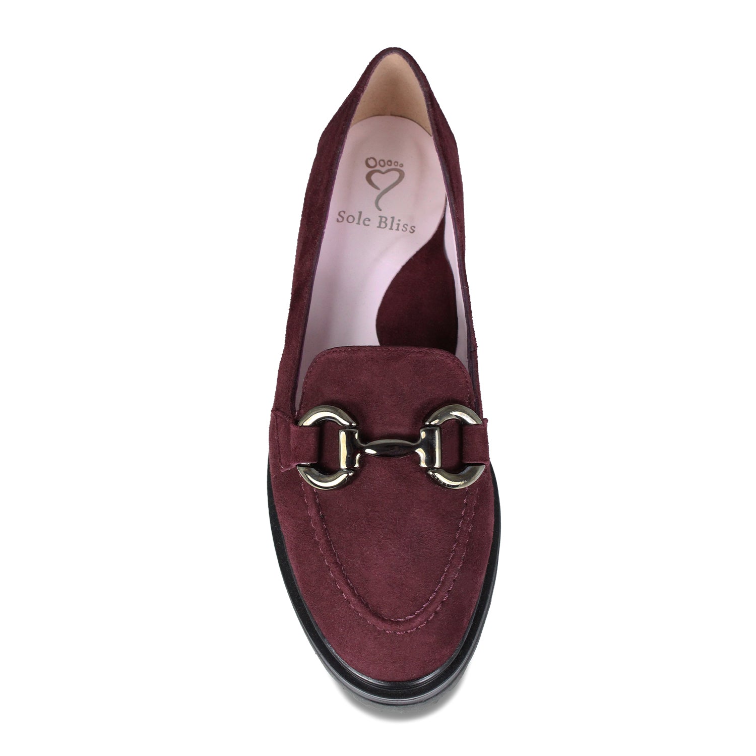Treasure: Plum Suede Shoes Sole Bliss