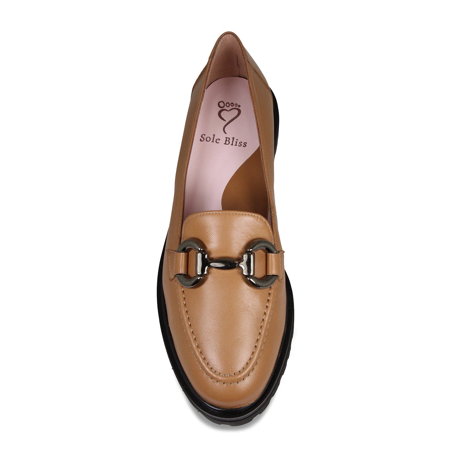 Treasure: Tan Leather Shoes Sole Bliss