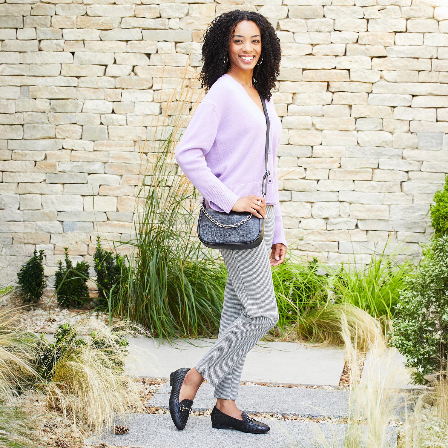 Trinity: Black Leather Weave Shoes Sole Bliss