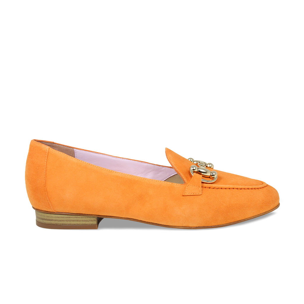 Trinity Apricot Suede Comfortable Lightweight Loafers Sole Bliss