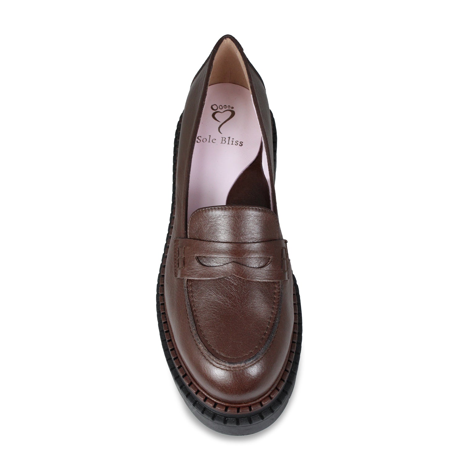 Trophy: Chestnut Leather Shoes Sole Bliss