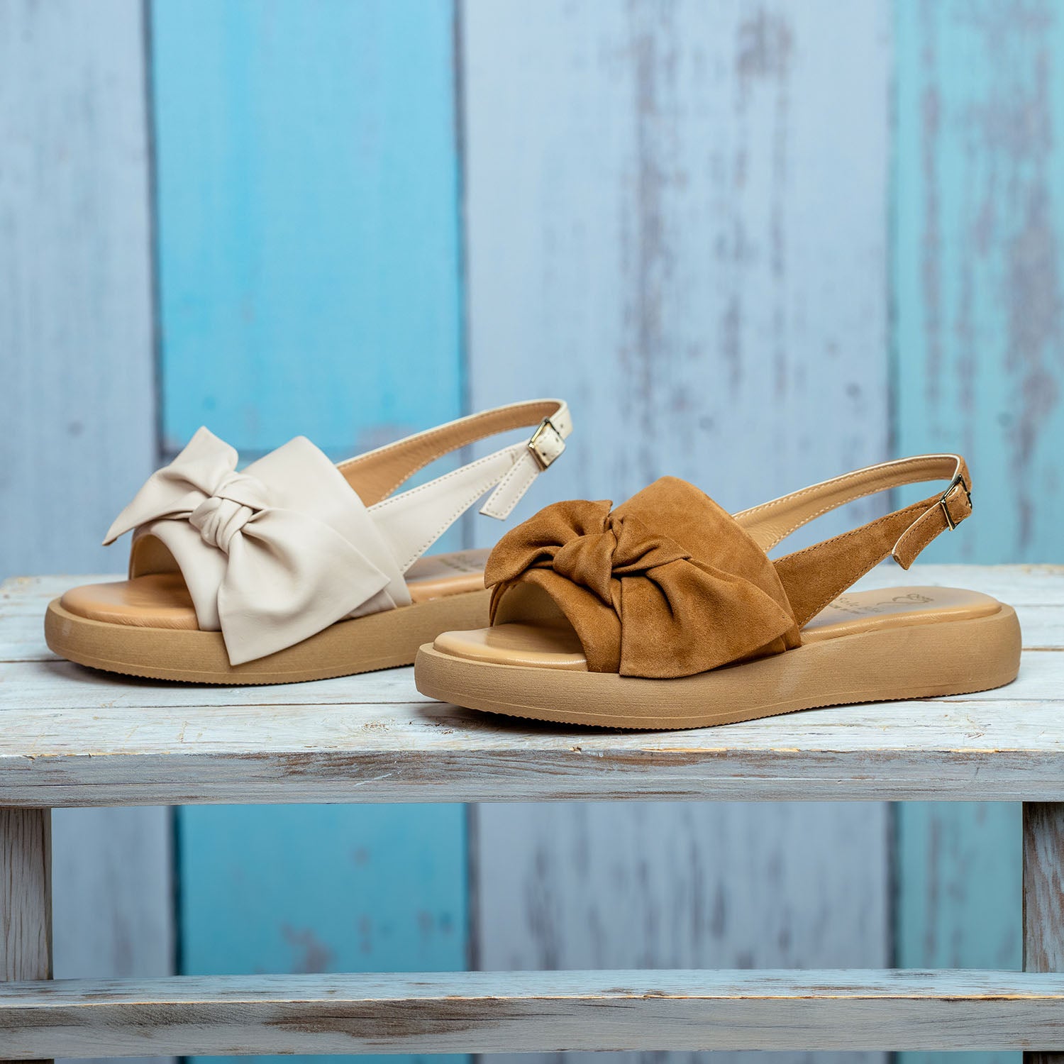 Bonnie: Tan Suede Shoes Sole Bliss